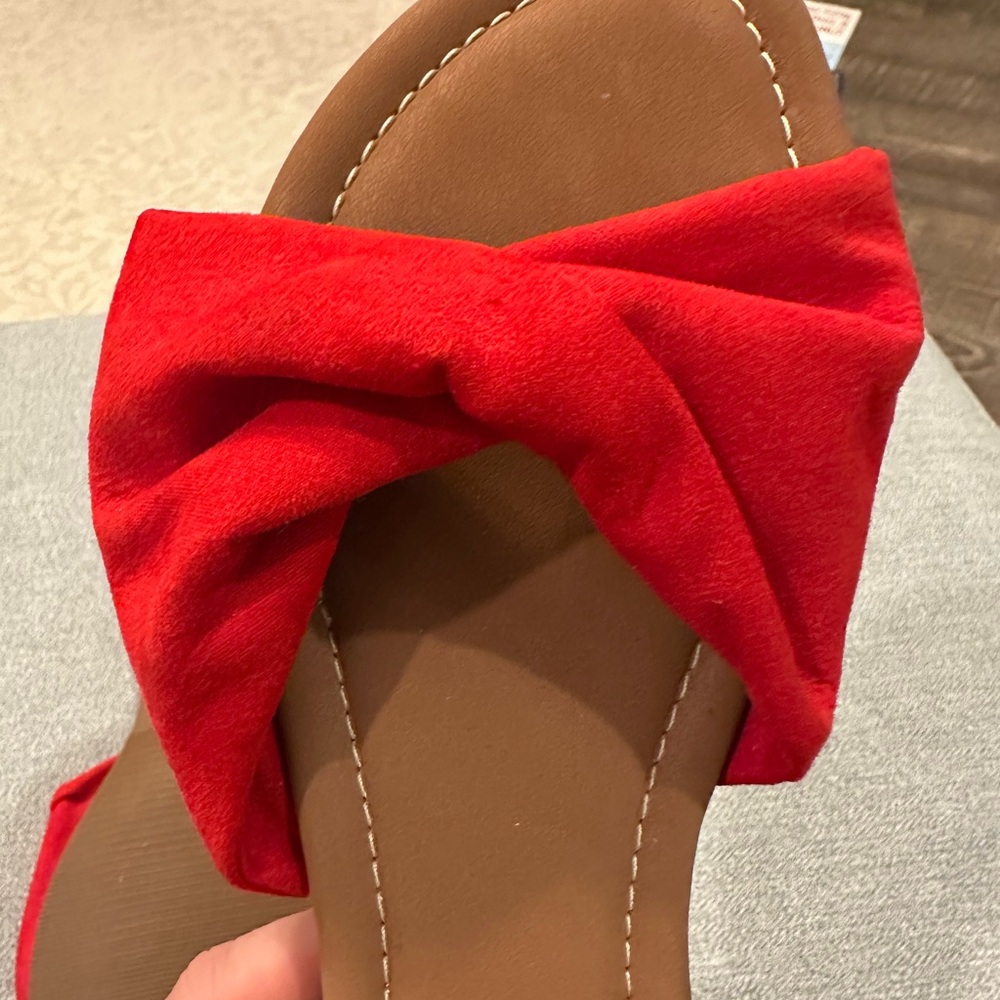 Corkys Red Slide Sandals- NWOT 9 - Picture 5 of 8
